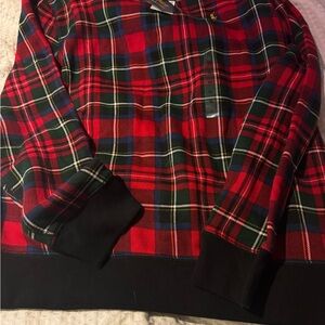 Sweater, plaid, boys brand new with tags